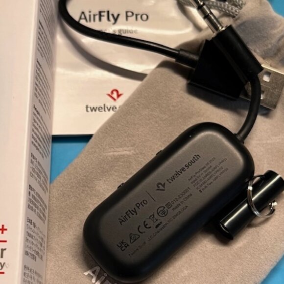 New Twelve South AirFly Pro Bluetooth 5.0 Transmitter/Receiver for TV/Airplane - Picture 6 of 7